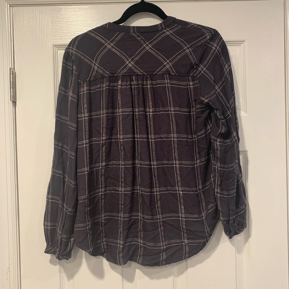 Rails Eloise Button Front Plaid Top - image 2